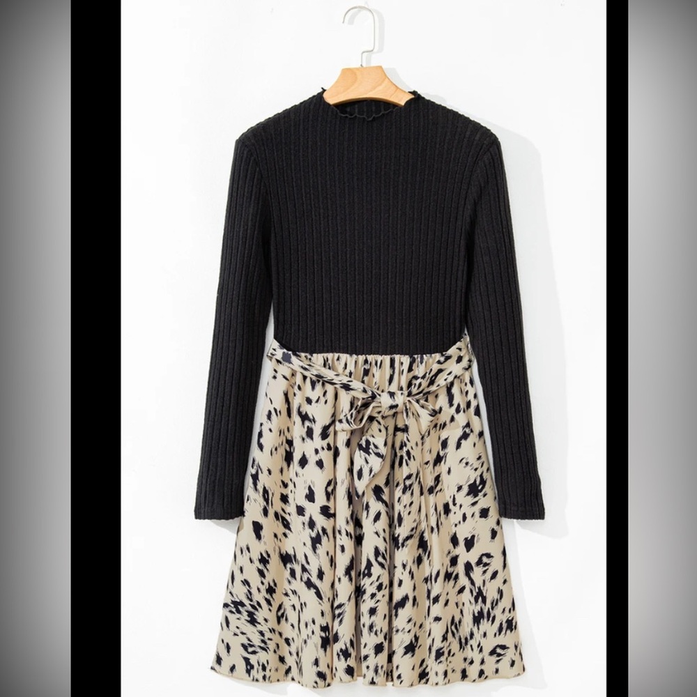 Leopard Skirt Dress